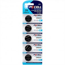 CR2016 Cell Lithium Batteries, 5pcs/pack