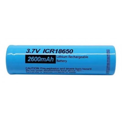 PK Cell 18650 Rechargeable 2600mAh Battery