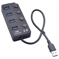 Portable 5Gbps Super-speed USB 3.0 4-port Hub