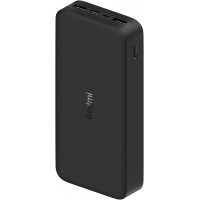 Xiaomi 20,000 mAh Redmi Fast Charge Power Bank, Black