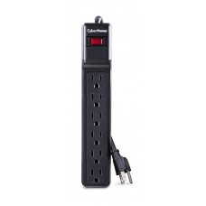 (12FT) CyberPower CSB6012 Surge Protector 6-Outlets / 12-Feet Cord / 1200 Joules, open retail box, brand new