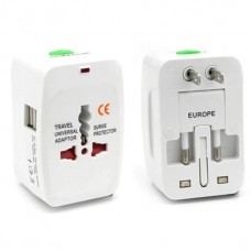 Worldwide Universal Travel Adapter With 2 USB Port