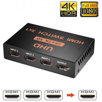 HDMI Switch 301 (3 in 1 out) 4K*2K