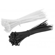 Cable Ties 8"inch (20cm) Nylon 100pcs/Pack (Black & Clear 2 color to choose)