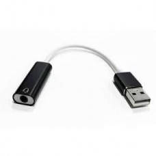 USB (male) - AUX 3.5mm (female) Adapter M/F converter (PC & MAC)