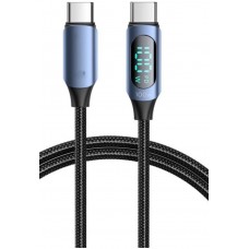 100W 8K 60Hz 10Gbps 3FT High Quality C to C Cable, Charge&Sync With LED Display