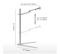 UP-6A Multifunction Floor Stand for Tablet PC/Smartphone Holder Height/Angle Adjustable