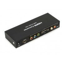 HDMI to Component Converter Box, HDMI input, Component output with AC power adapter.