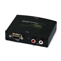 HDMI to VGA 2 RCA Converter Audio Video Converter