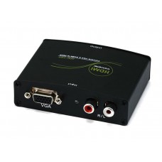 HDMI to VGA 2 RCA Converter Audio Video Converter