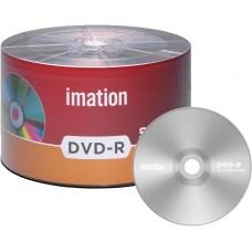 Imation DVD-R 16X 4.7GB/120Min 50-Pack Branded Logo Blank Disc