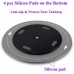 AP-5M Aluminum Alloy + Silicone 8.66" Monitor Turntable