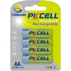 PKCell Rechargeable Battery AA 2800mAh 4pcs/pack 1.2v