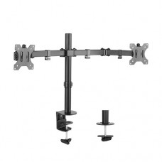 DM340 Dual Monitor /TV Desk Mount For Dual Monitors (13-32"inch) New