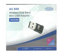 TopSync W600M AC600 Mini Wireless Dual Band Adapter, w/Disk driver, Windows/MAC IOS