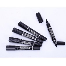 Twin-Tip Permanent Big Markers, 10pcs/Pack