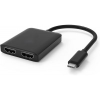 (4K, 2*HDMI) Type C to Dual HDMI 4K*2K Video Splitter Hub
