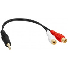 3.5mm - 2RCA Cable Adapter M/2F