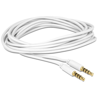 3.5mm 4-pole Stereo Cable M/M 3FT