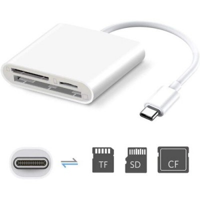 (USB-C) Type-C 3 in 1 Card Reader