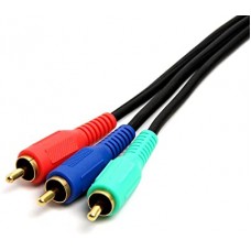 3RCA-3RCA Component Audio/Video Cable M/M 10FT