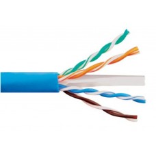 Cat6E Network Cable 1000FT FT4/CMR, CUL approved, Blue color