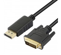 Displayport to DVI (24+1) Male Cable M/M 15FT