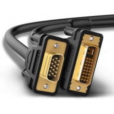 DVI-I Dual Link (24+5) to VGA Cable M/M 30FT