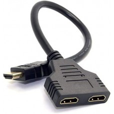 HDMI Y Cable 1M/2F 1 in 2 out HDMI splitter cable adapter