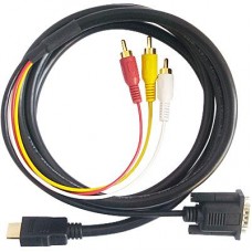 HDMI - 3RCA+VGA Cable M/M 6FT