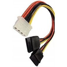 Power Cable 4Pin Female - Dual SATA Female