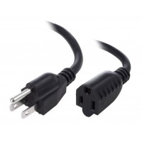 Power Cord Extension Cable 15ft (Indoor Use)