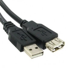 USB 2.0 AM to AF Extension Cable 1FT