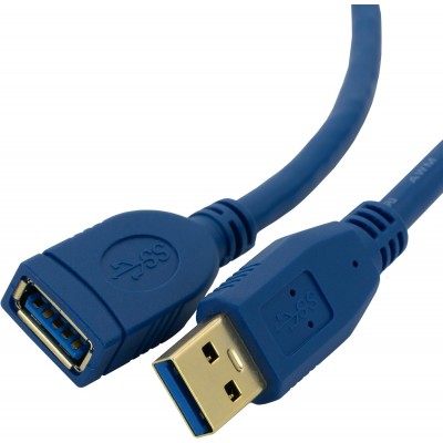 USB 3.0 AM to AF Extension Cable 5FT