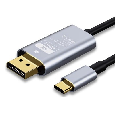 8K USB 3.1 Type-C to DisplayPort M/M Cable 6FT