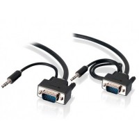 VGA+3.5mm Audio Cable 2M/2M 6FT