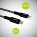 Philips USB-C to Lightning 3Ft Cable, MFI Certified - Black, DLC5203BL/37