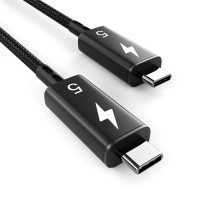 240W USB5.0 80Gbps 1.5FT(0.5M) 8K High Quality C to C Cable, Charge & Sync