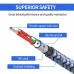 100W 20Gbps 6FT(2M) High Quality Type-C to Type-C Cable, Charge & Sync