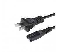 Laptop Power Cord 2Prong/2Pin 5FT black cable