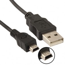 USB 2.0 AM-Mini 5Pin Cable 5FT