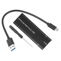 Nvme M.2 SSD to USB 3.0 External Enclosure Storage Case Adapter