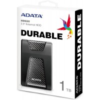 ADATA DashDrive Durable HD650 1TB 2.5" Anti-Shock External Hard Drive - Black