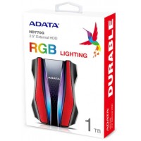 ADATA HD770G 1TB RGB USB3.2 IP68 Water/Drop/Dustproof External HDD - Red
