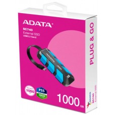 Adata SC740 External 1TB SSD USB3.2 Gen2 Black/Blue, SC740-1000G-CBU