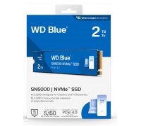 WD BLUE SN5000 2TB NVMe M.2 2280 PCIe Gen3.0, (R:5150/W:4850), new retail pack