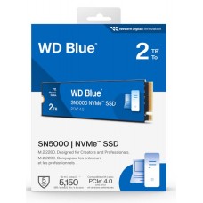 WD BLUE SN5000 2TB NVMe M.2 2280 PCIe Gen4.0, (R:5150/W:4850), new retail pack