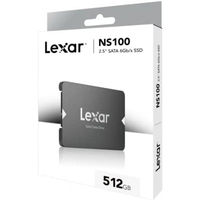 (limit 10) Lexar NS100 512GB 2.5'' SATA III Solid State Drive (SSD), New, 3 yrs warranty