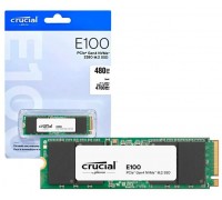 Crucial E100 480GB PCI-e NVMe GEN4.0 M.2 2280 SSD (R:4700/W:2500MB/s) Retail New