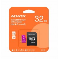 ADATA MicroSD 32GB SDHC/SDXC UHS-I U1 Memory Card w/ Adapter 